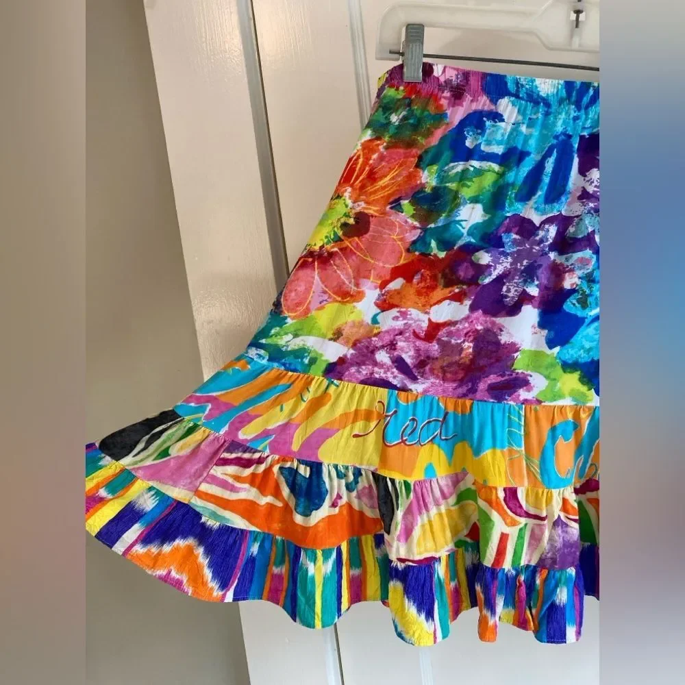 Jams World XL Hattie Skirt in Hawaiian Calypso Print - Picture 2 of 7